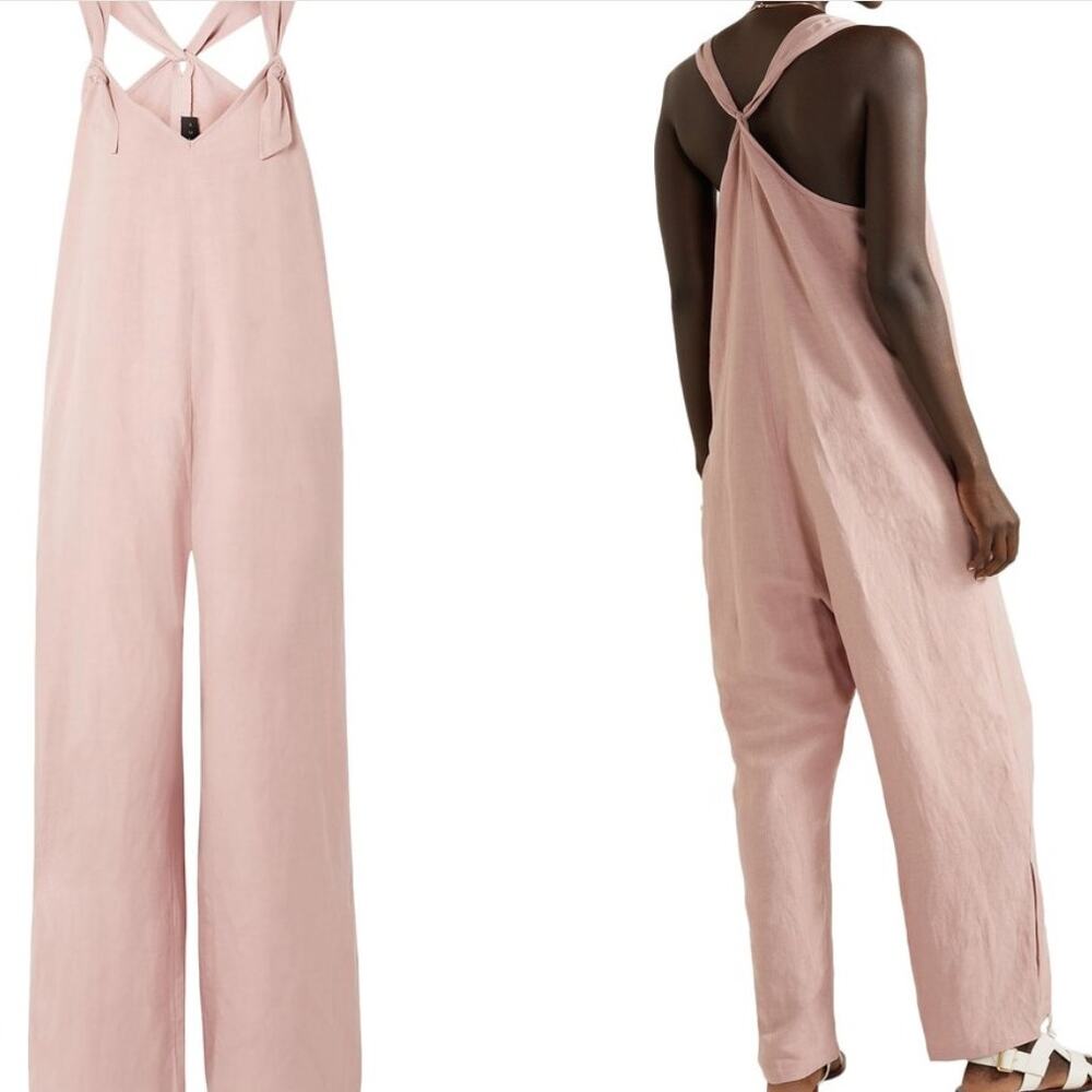Hatch Blush Cross-Back Jumpsuit